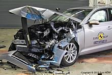 Audi A4 im Euro-NCAP-Crashtest.  Foto:Auto-Medienportal.Net/Euro NCAP